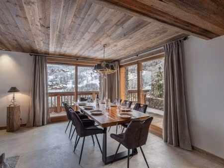 chalet de luxe à vendre à meribel les allues