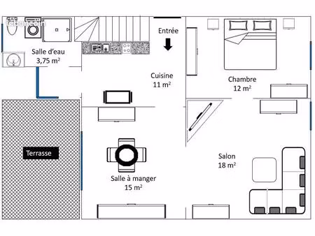appartement f3 - 62 m2 –neunkirch sarreguemines