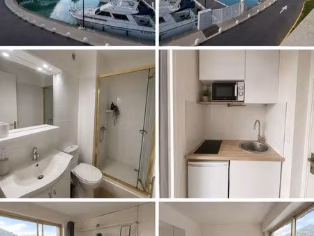studio meublé - magnifique vue sur marina