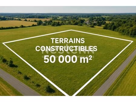 terrain constructible à vendre à nontron - 50 000 m²