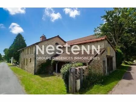maison à vendre à abjat-sur-bandiat (15min nontron)  terrain constructible et grange