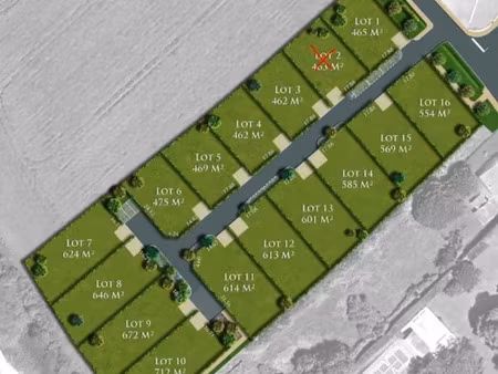 vente terrain 462 m² à meursac (17120)  47 500 €
