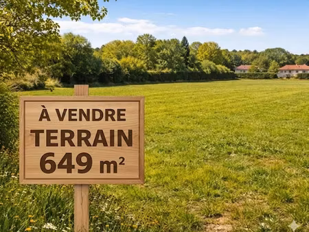 vente terrain 649 m² à archingeay (17380)  26 900 €