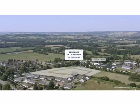 vente terrain 568 m² à forges-les-eaux (76440)  48 500 €
