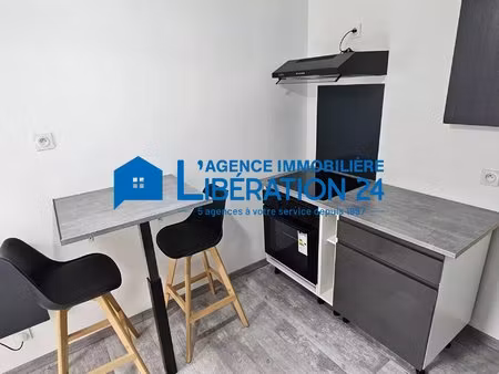studio rénové avec cuisine équipée