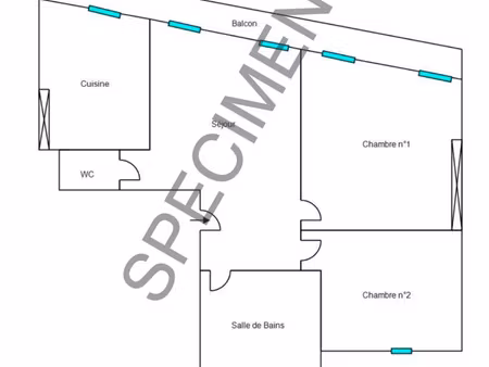 appartement à vendre marseille 1er arrondissement 6 pièce(s) 115m2 305 300€