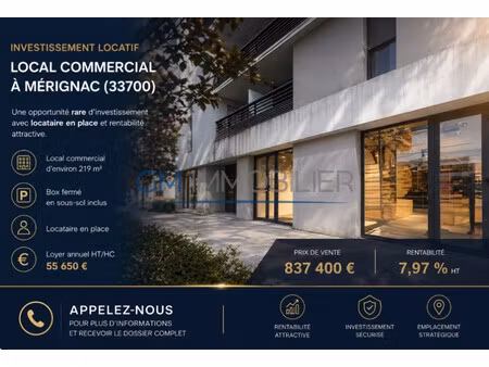 vente local commercial