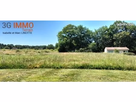saint gein  terrain  plat  calme  1200 m²