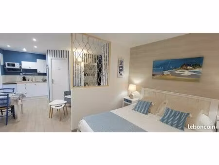 studio meublé et équipé dans une propriété en pierres