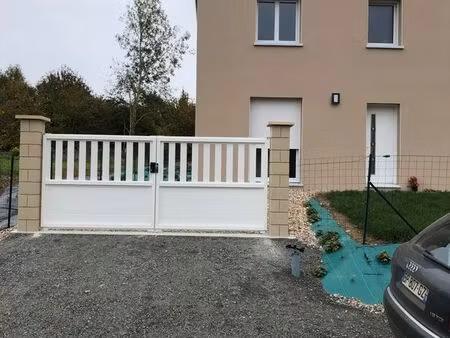 maison neuve 3 chambres avec jardin à la campagne