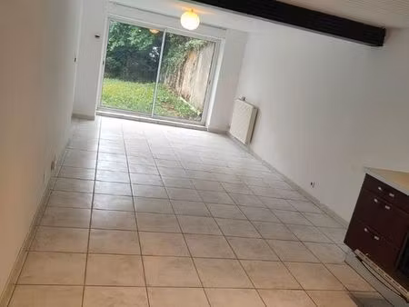 grand appartement a louer sur vic sur cère avec une petite cours
