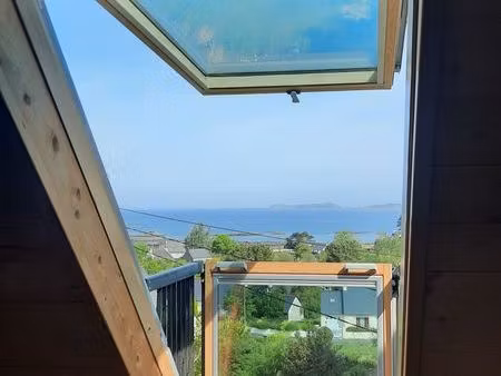 location meublée maison en pierre vue mer locquémeau