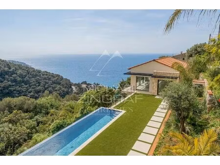villa contemporaine d’exception – vue panoramique mer – roquebrune-cap-martin