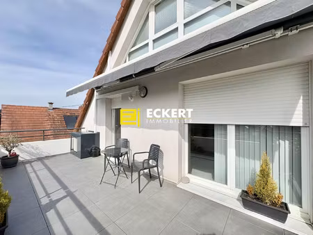 duplex lumineux avec terrasse  garage double et prestations rare