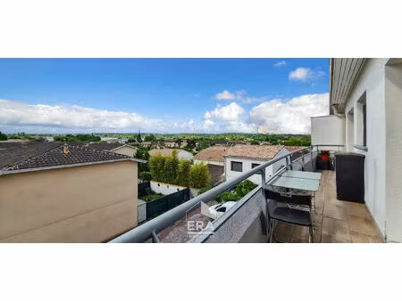 eysines centre - appartement t3 de 67m² - balcon 10m² - exposé ouest - 1 place de parking