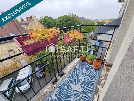 appartement t2 face à la ferme neuve à grigny (rue henri rol-tanguy)