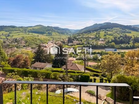 maison 107m² vue panoramique terrain 790m² 3 chb