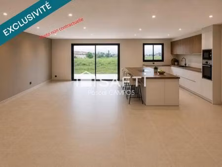 maison t5 de 129m² sur une parcelle de 486m²