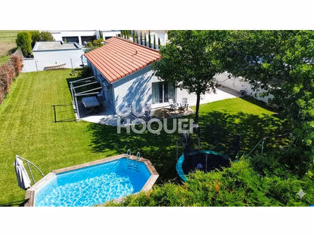 maison plain-pied 2018 - 95 m² - 3 chambres - piscine - terrain 741 m² - poncins