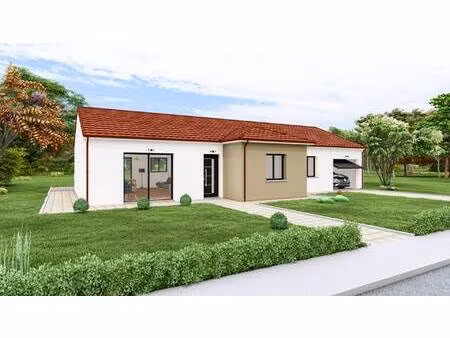 terrain avec maison neuve à vendre
