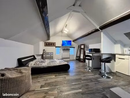 studio loft meublé internet inclus