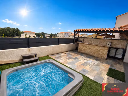 ortaffa - maison contemporaine f5 de standing avec jacuzzi 