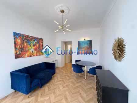 2 pièces + bureau - 50m2 - centre de beausoleil