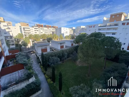 montpellier // port marianne // t4 meuble + 2 terrasses + garage