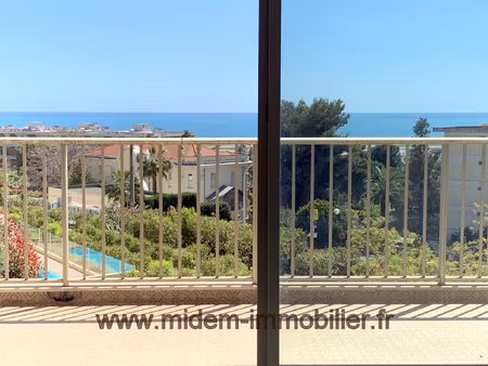 corniche fleurie - dufy  3 pièces 82 m2 + terrasse 41 m2 lar