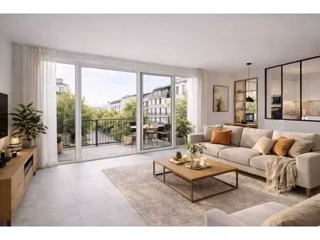 exceptionnel 2 pièces transformable en 3 pièces  grand balcon et métro ligne 11 à pied