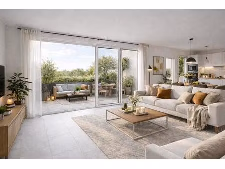 magnifique 4 pieces avec double terrasse et parking