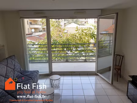 appartement meublé 2 pièces - 49m² - villeurbanne république avec parking