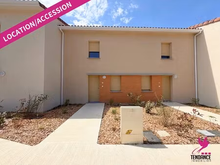villa t3 neuve au cœur de larra : location/accession.
