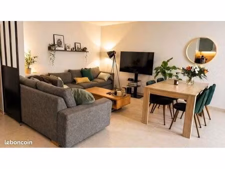t3 de 72m2 avec balcon et box fermé à 10 min de genève (proximité gare et transports) - st
