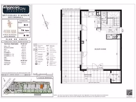 duplex 4 pièces 91 m²