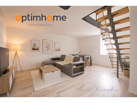 appartement duplex rénové 3 chambres avec mezzanine proche centre
