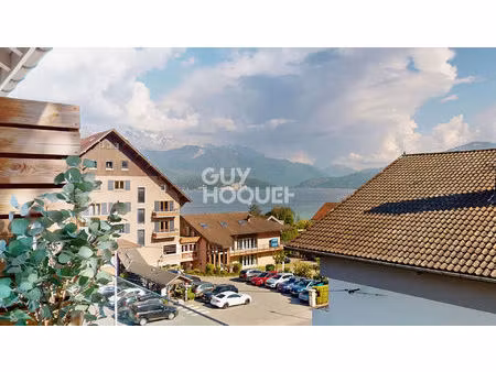 appartement sevrier 1 pièce 31 m2 - vue lac - parking - cave