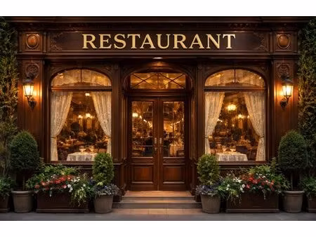 restaurant murs et fond hyper centre