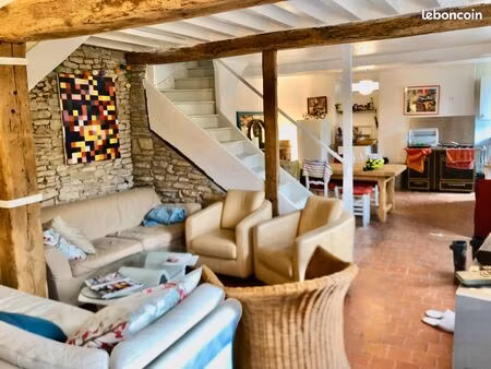 maison familiale  jardin  garage  200m²  6p  4 ch  gare sncf  2h30 de paris