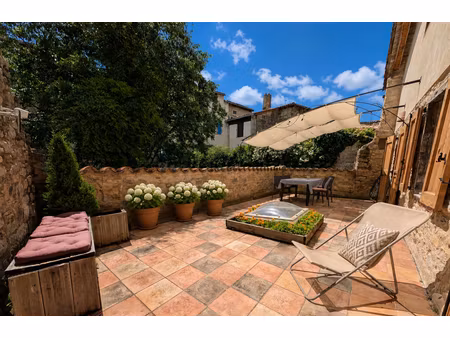 maison de charme  centre saint antonin. terrasse et jardinet.