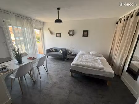 location studio meublé fréjus plage