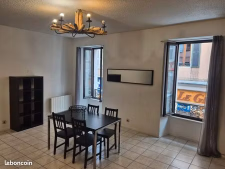 appartement moutiers centre 45m2 dispo 1 chambre équipé meuble ou non