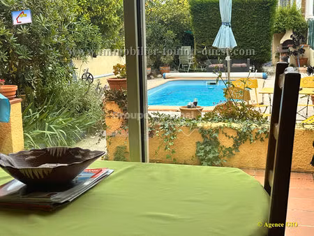 toulon ouest - villa t5 de 90 m² - terrain arbore avec piscine et parking -
