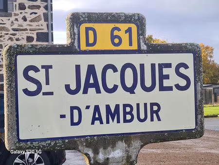 terrain constructible centre st jacques d'ambur