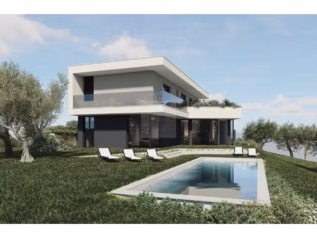 superbe terrain - aperçu mer - 1001m2 - vence