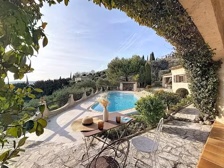 vente villa cabris vue mer