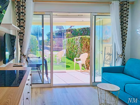appartement rdj 39 m² avec sa loggia fermée  et jardin de 15 m²