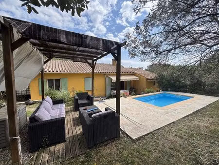 figanières – villa de plain-pied avec piscine dans environnement privilégié