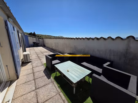 a louer t3 abbaye de maubec avec grande terrasse
