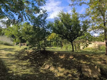 nord uzès beau terrain à bâtir de 1238m2